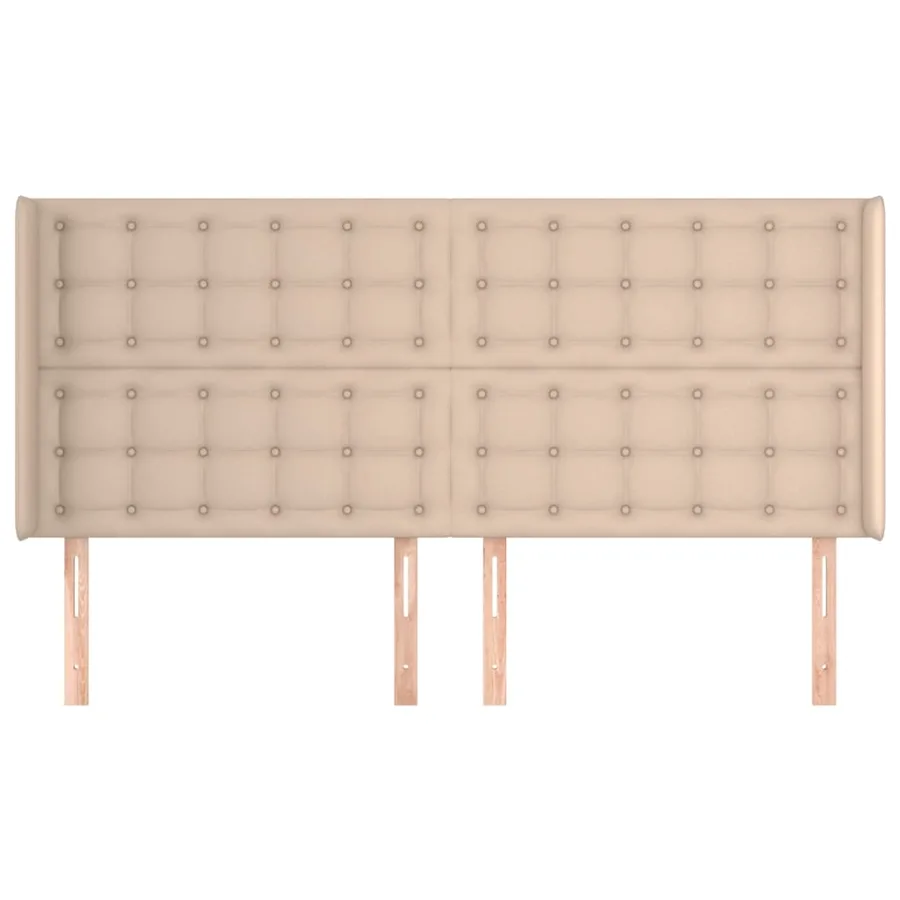 Tête de lit avec oreilles Cappuccino 183x16x118/128 cm - 3