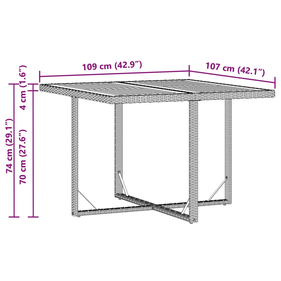 Table de Jardin - 8