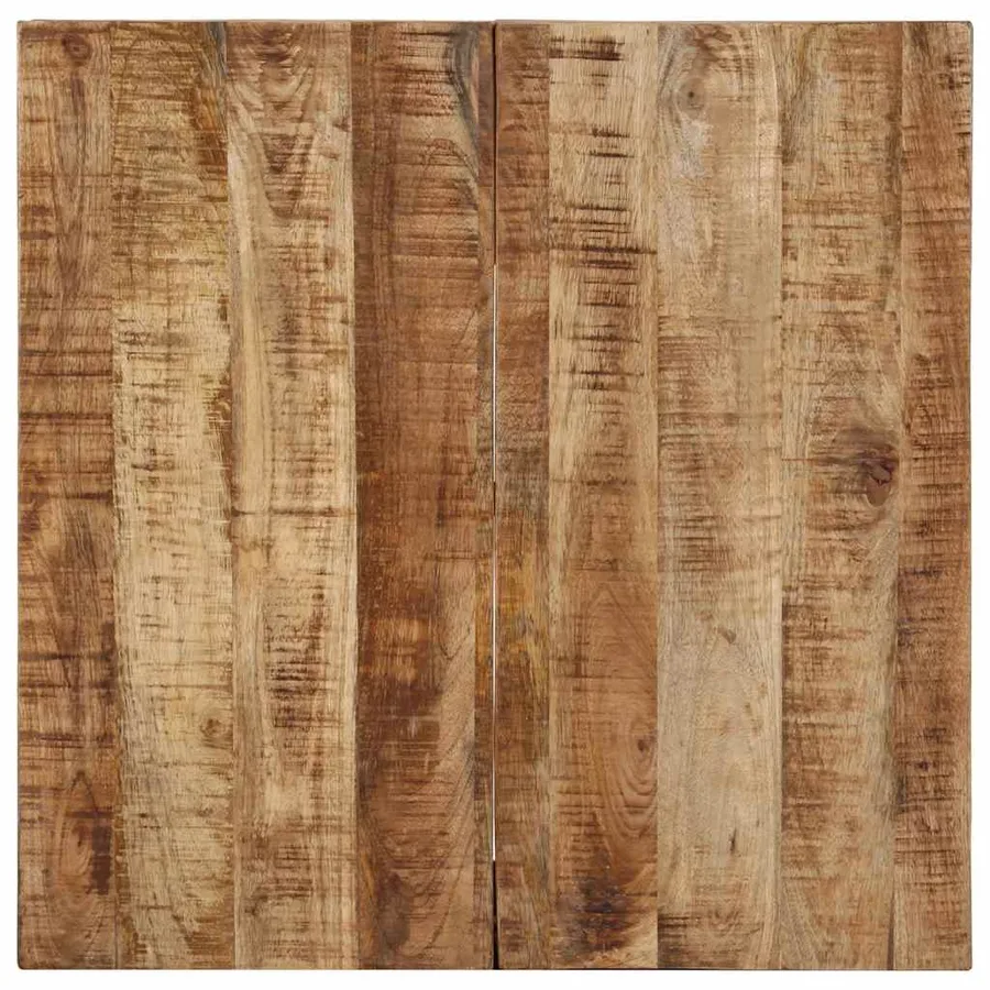 Table basse 68x68x41 cm Bois de manguier brut - 6