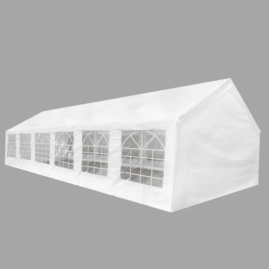 Tente de réception blanche 12 x 6 m