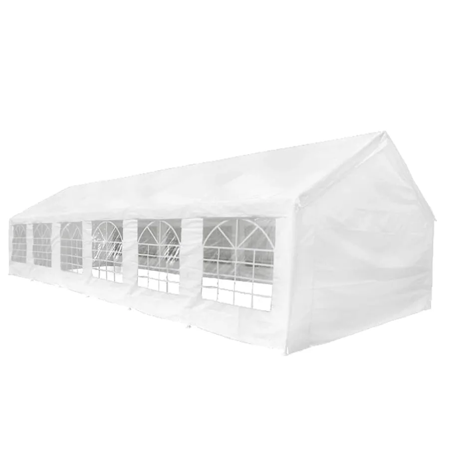 Tente de réception blanche 12 x 6 m - 2