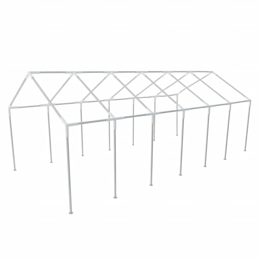 Tente de réception blanche 12 x 6 m - 4