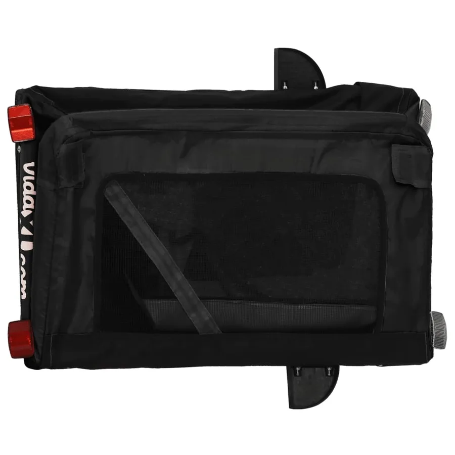 Remorque de vélo pour animaux de compagnie noir - 10