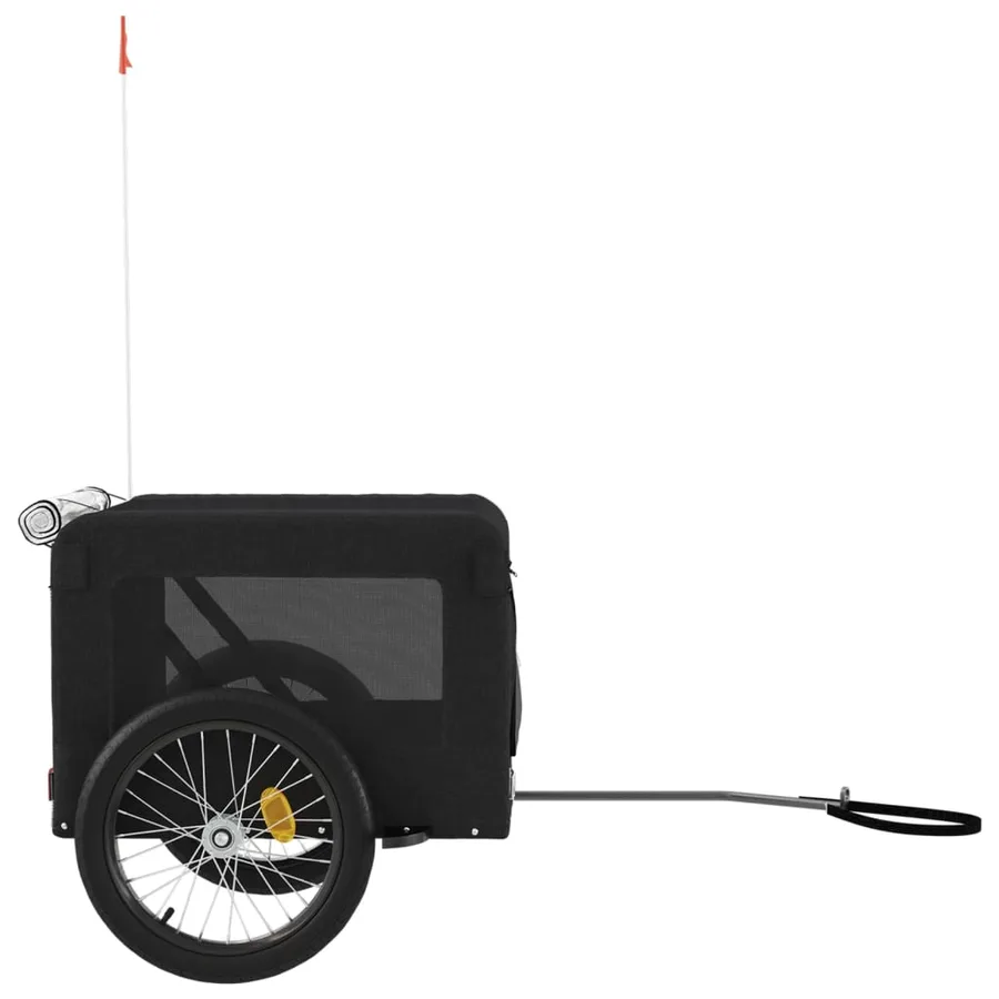Remorque de vélo pour animaux de compagnie noir - 7