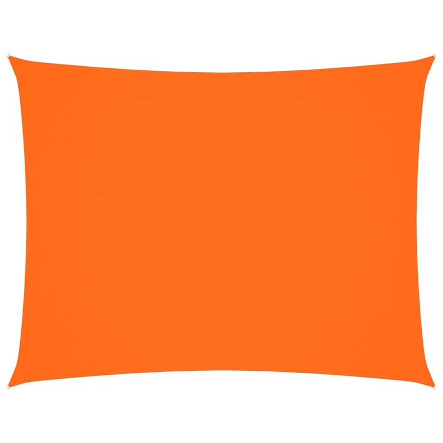 Voile de parasol tissu oxford rectangulaire 3x6 m orange - 2