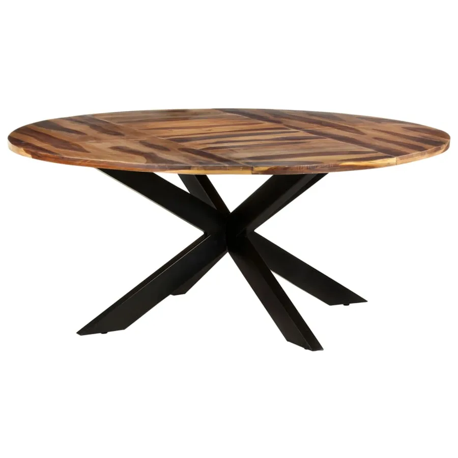 Table de salle à manger Ronde 175x75 cm Bois d'acacia - 6