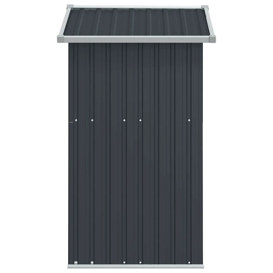 Abri de jardin Anthracite 126x97,5x177 cm Acier galvanisé - 5