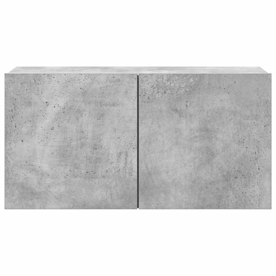 Ensemble de meubles TV 7 pcs Gris béton Bois d'ingénierie - 10