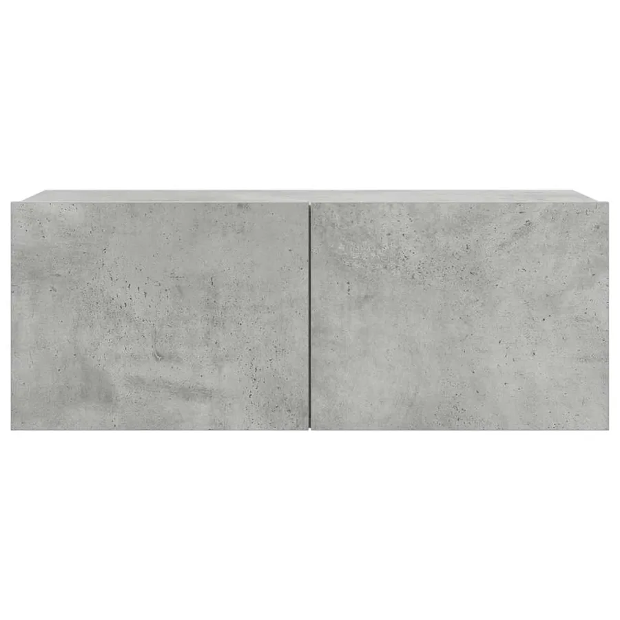 Ensemble de meubles TV 7 pcs Gris béton Bois d'ingénierie - 5