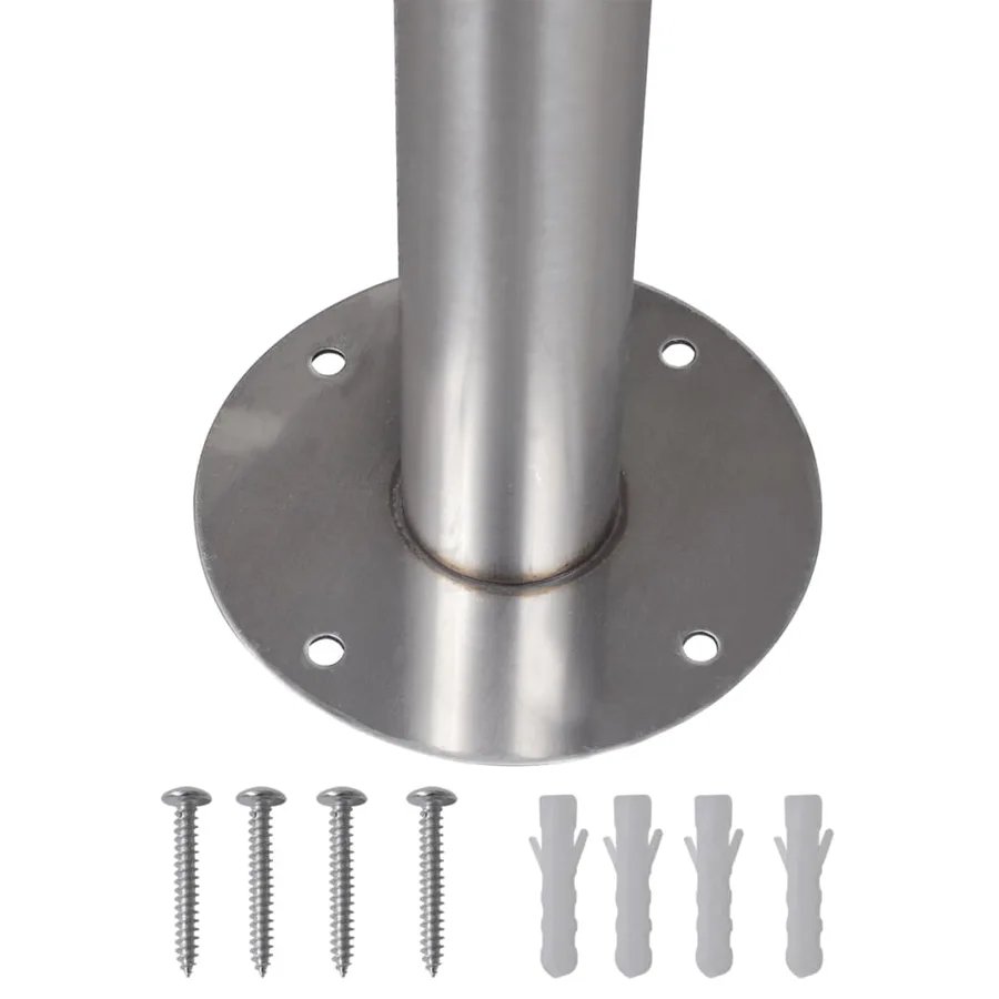 Double boîte à lettre sur support en acier inoxydable - 6