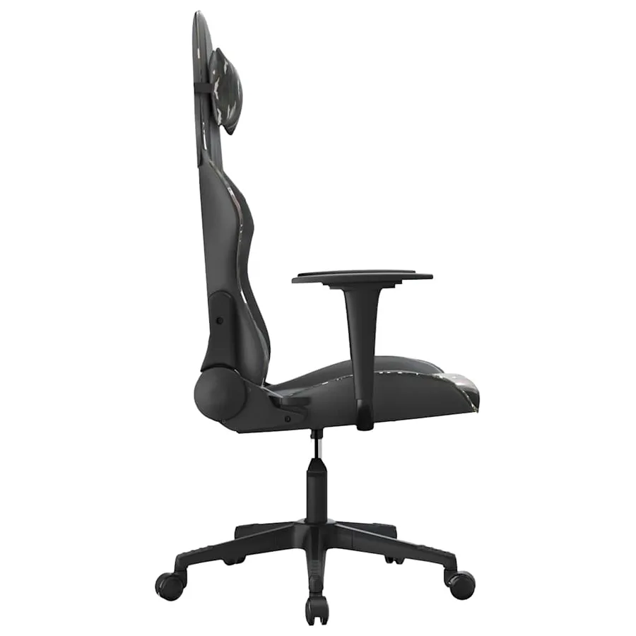 Chaise de jeu de massage Noir et camouflage Similicuir - 4