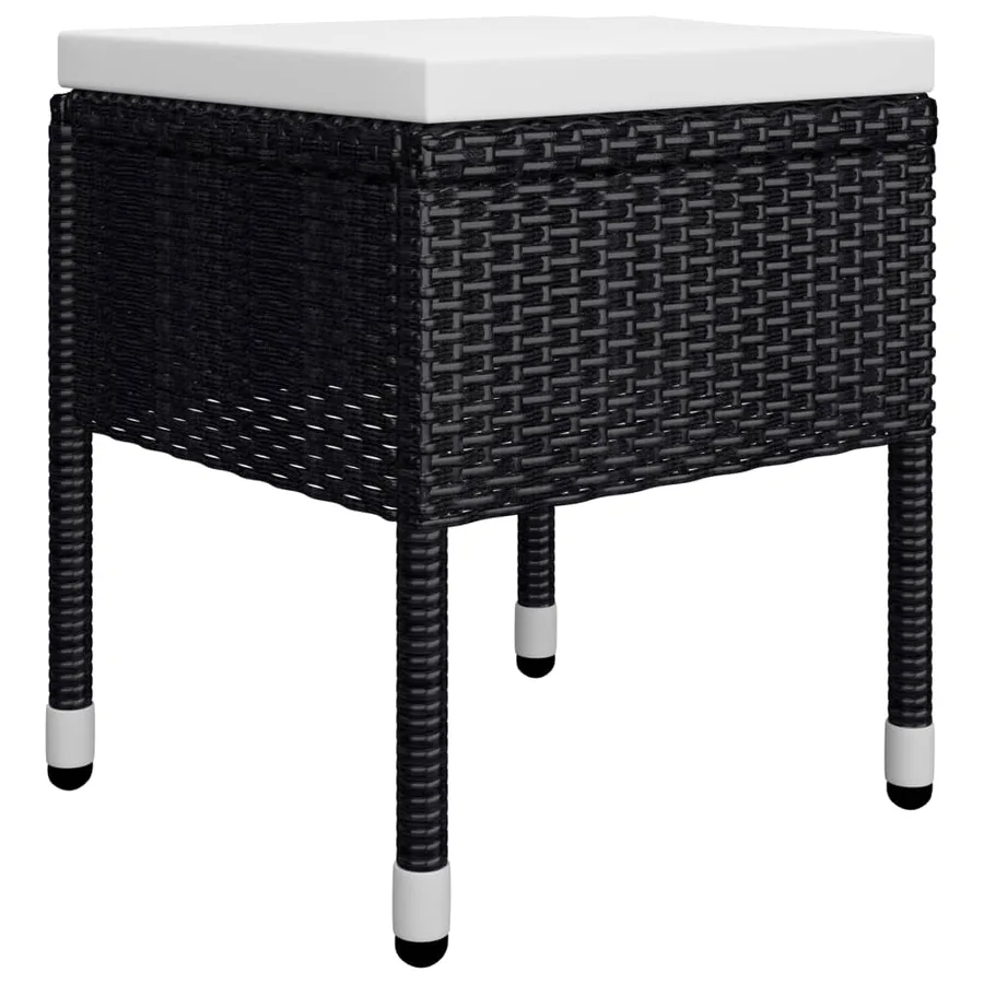 Ensemble à manger de jardin 9 pcs Noir - 15