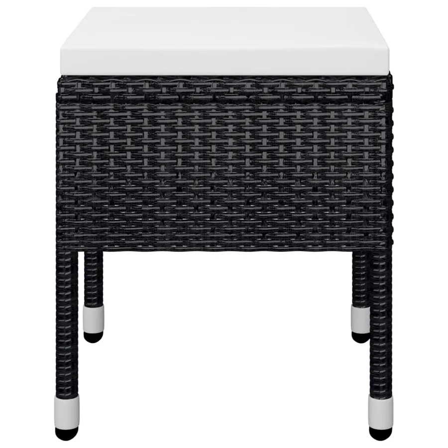 Ensemble à manger de jardin 9 pcs Noir - 16