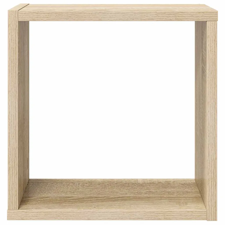 Étagères cube murales 6 pcs Chêne sonoma 30x15x30 cm - 6