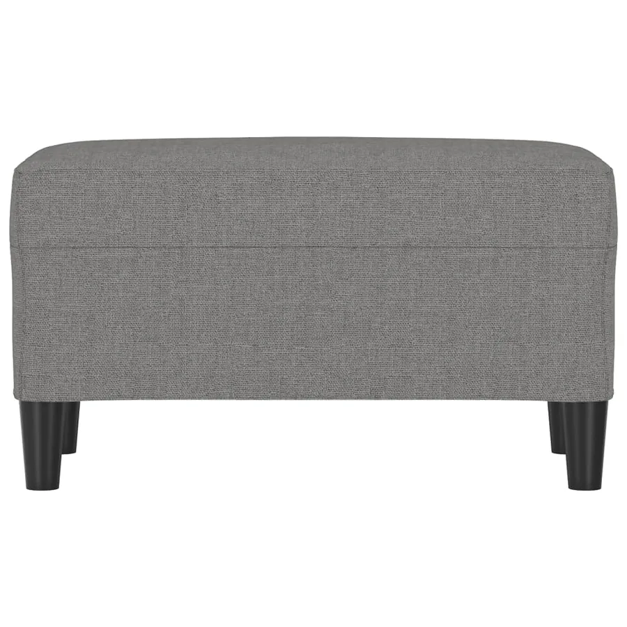Banc Gris foncé 70x35x41 cm Tissu - 3