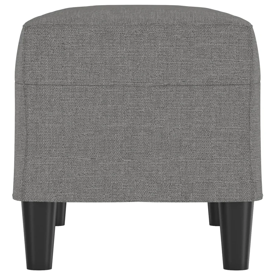Banc Gris foncé 70x35x41 cm Tissu - 4