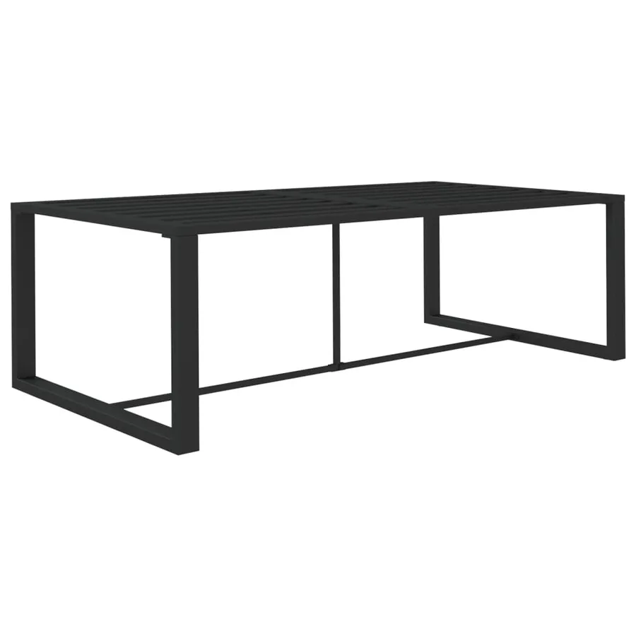 Salon de jardin 7 pcs avec coussins Aluminium Anthracite - 4