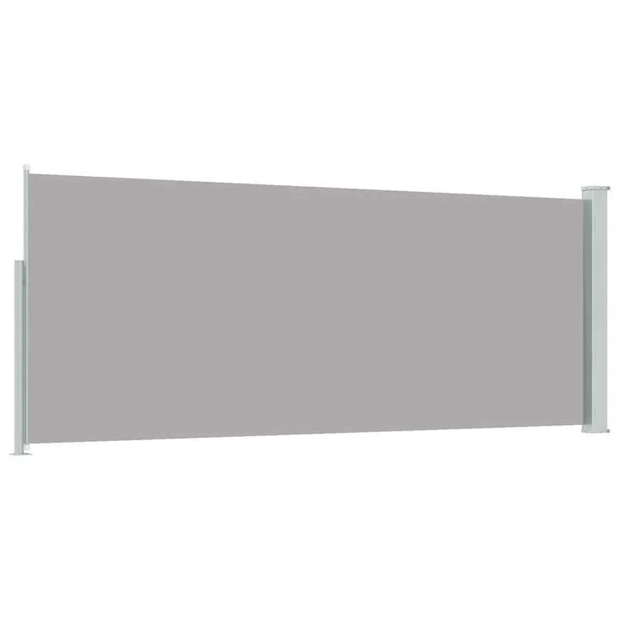 Auvent latéral rétractable 120 x 300 cm Gris - 6
