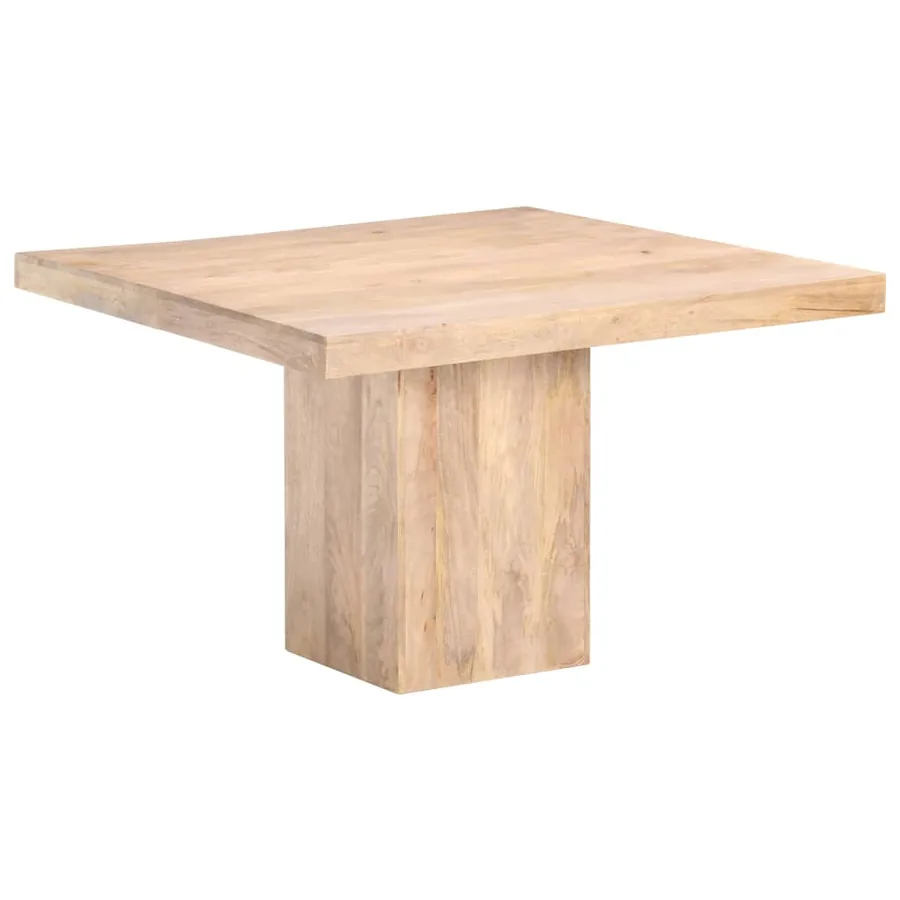 Table de salle à manger 120x120x77 cm Bois de manguier massif - 9