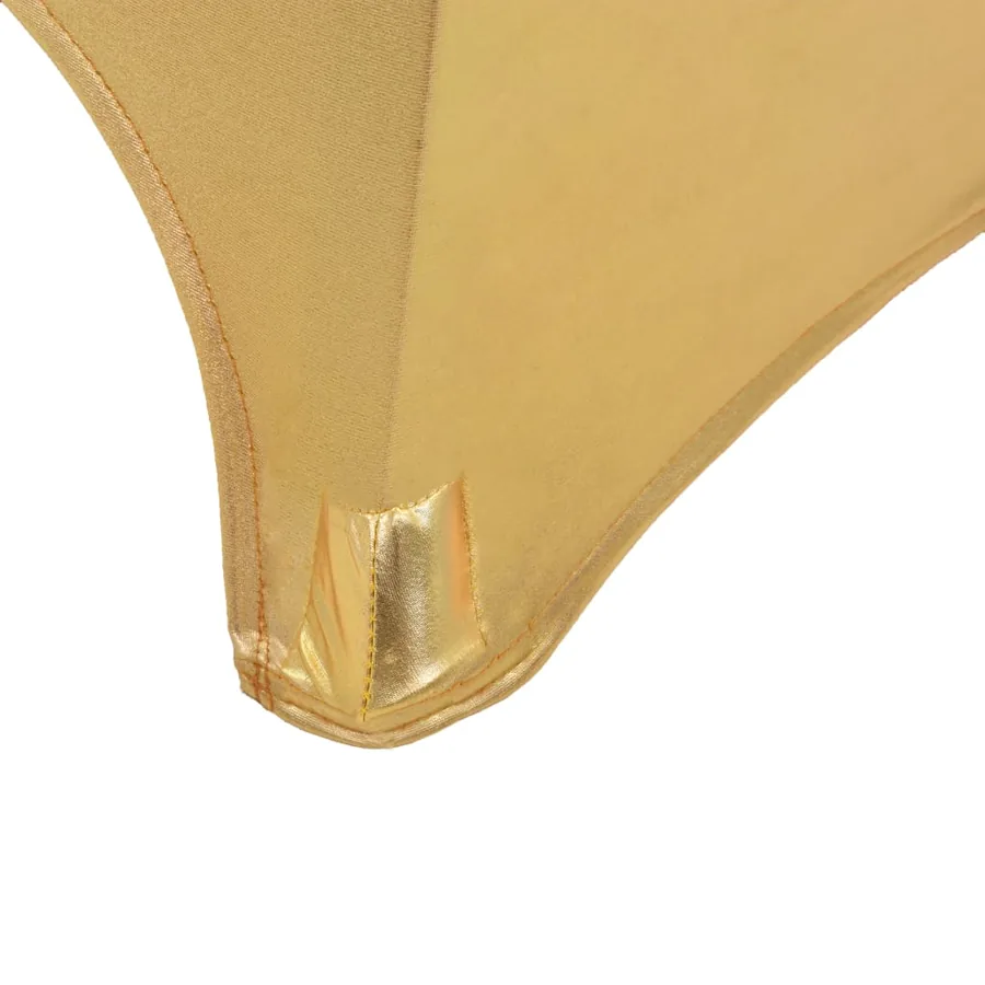 Nappes de table extensibles 2 pcs 70 cm Doré - 4