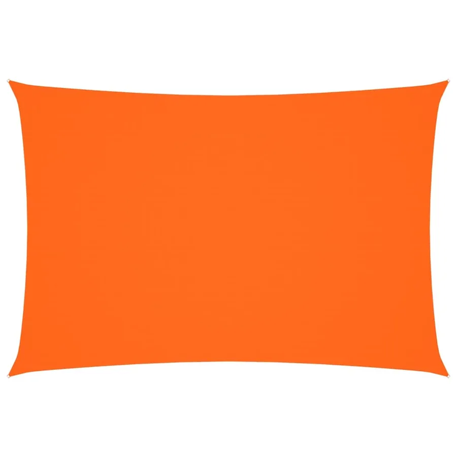 Voile de parasol tissu oxford rectangulaire 2,5x4,5 m orange - 2