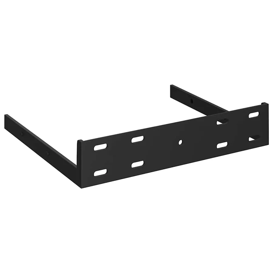 Étagère d'angle murale Chêne et blanc 35x35x3,8 cm MDF - 8