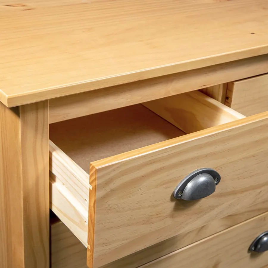 Buffet Hill 79x40x80 cm Bois de pin solide - 5