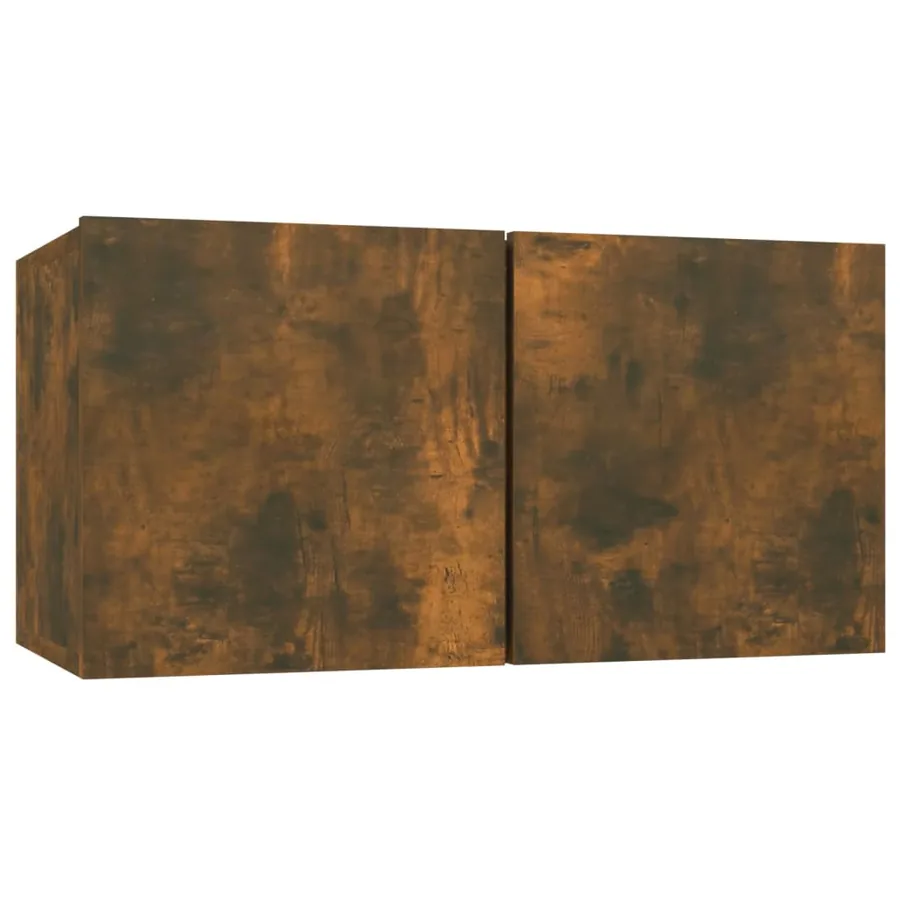 Ensemble de meubles TV 4 pcs Chêne fumé Bois d'ingénierie - 7