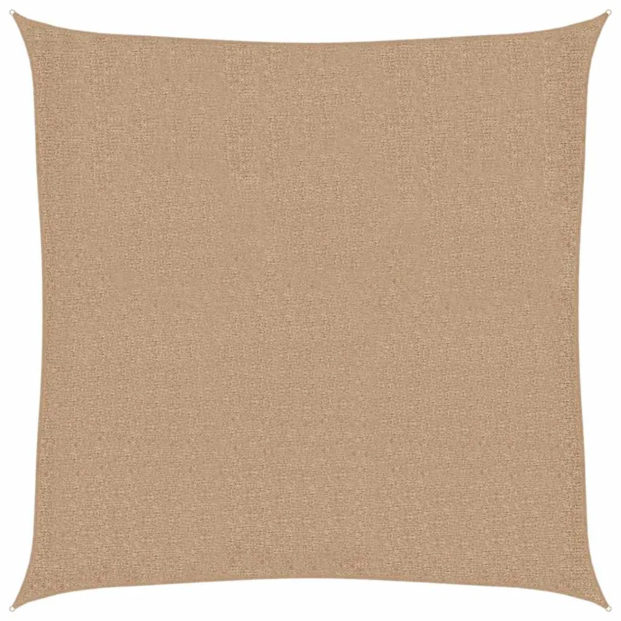 Voile d'ombrage 160 g/m² Taupe 5x5 m PEHD - 2