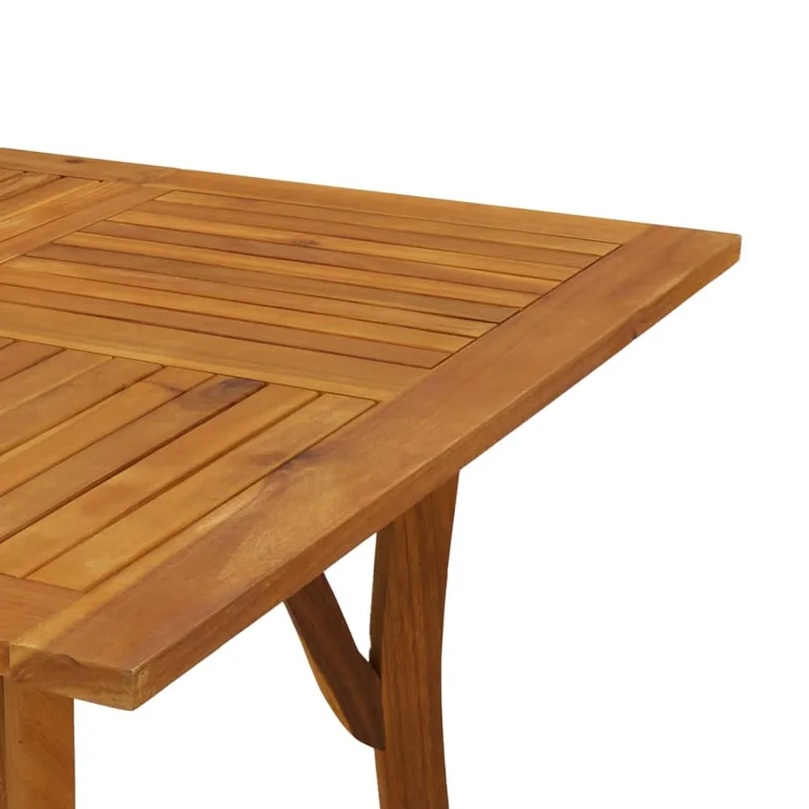Table de jardin 150x90x75 cm Bois d'acacia solide - 5