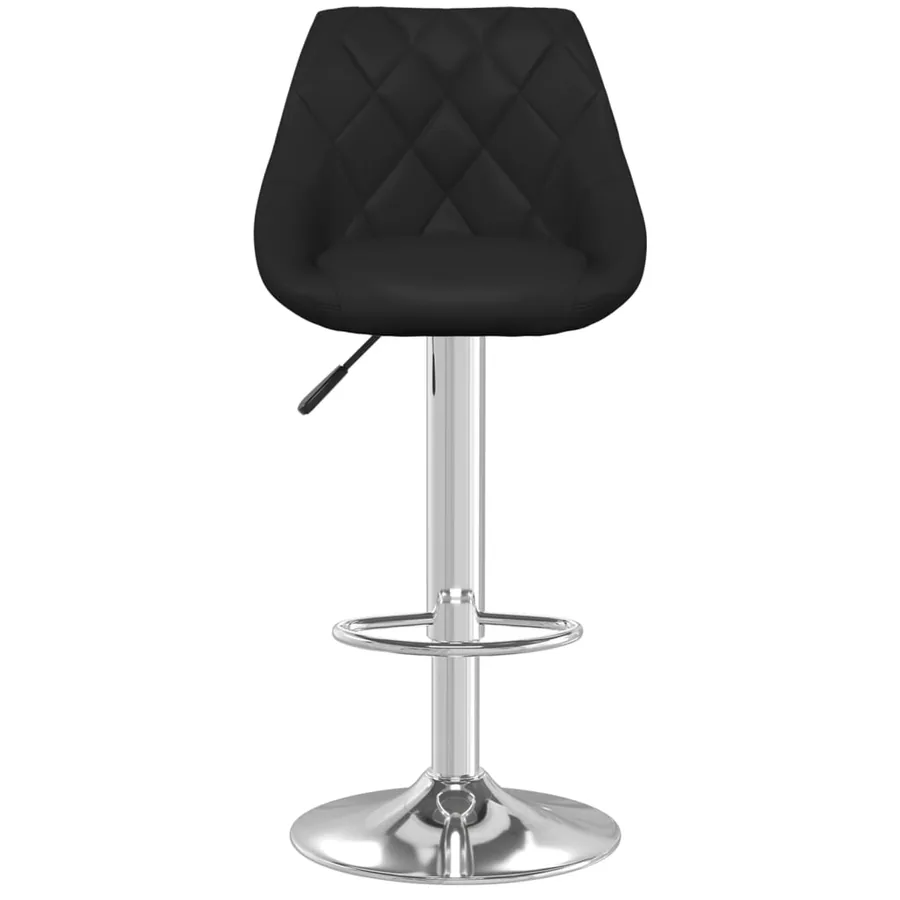 Tabouret de bar Noir Similicuir - 3