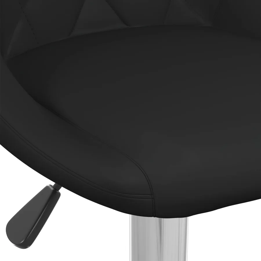 Tabouret de bar Noir Similicuir - 6