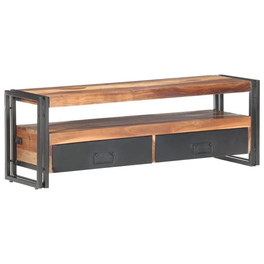 Meuble TV 120x30x40 cm Bois solide