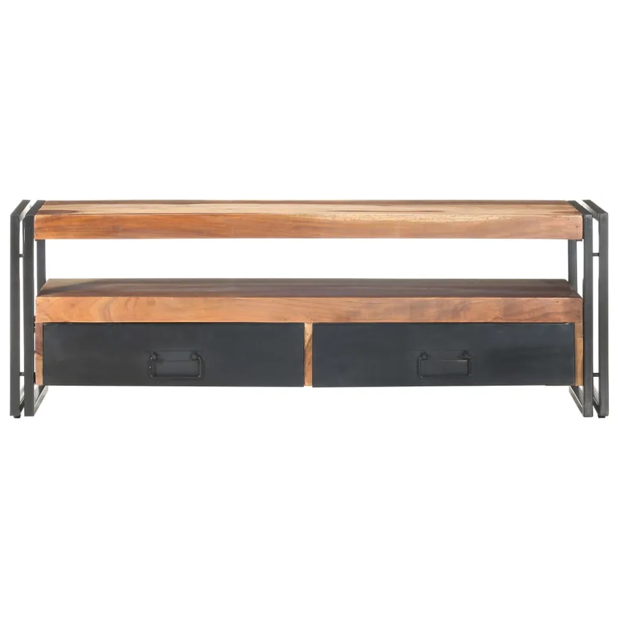 Meuble TV 120x30x40 cm Bois solide - 3