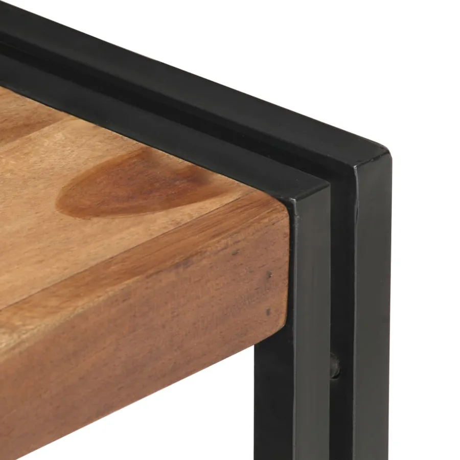 Meuble TV 120x30x40 cm Bois solide - 4