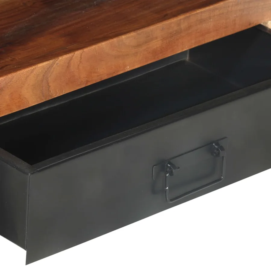 Meuble TV 120x30x40 cm Bois solide - 6