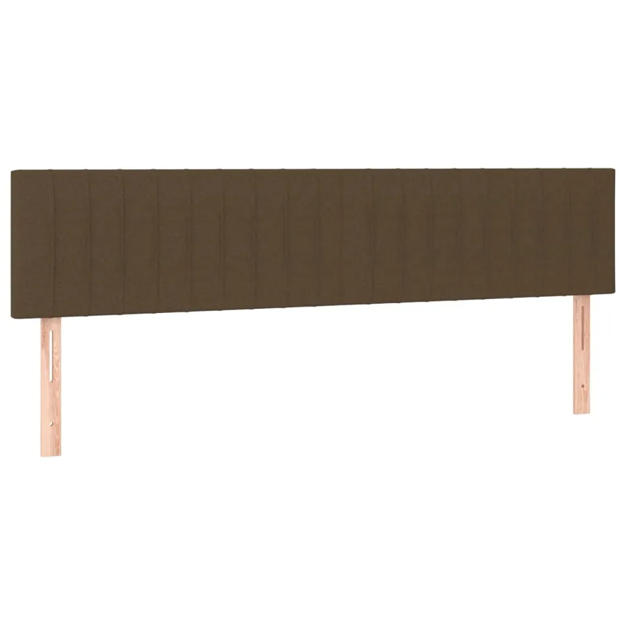Sommier à lattes de lit avec matelas Marron foncé 160x200 cm - 6
