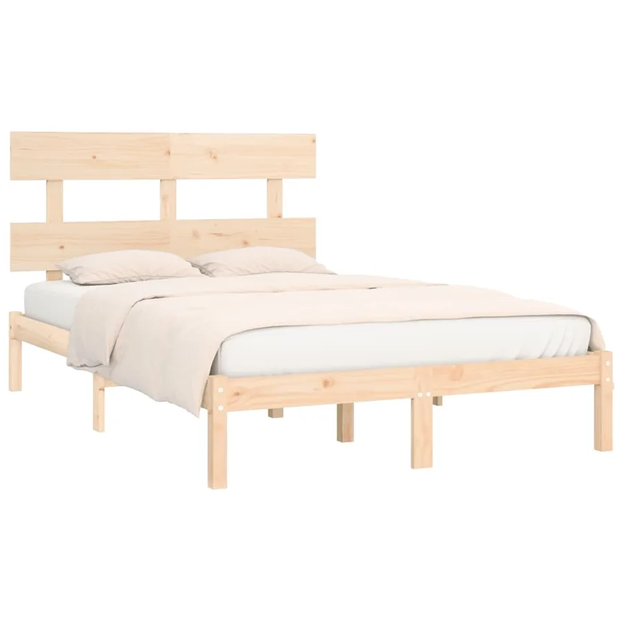 Cadre de lit sans matelas 180x200 cm bois massif - 3