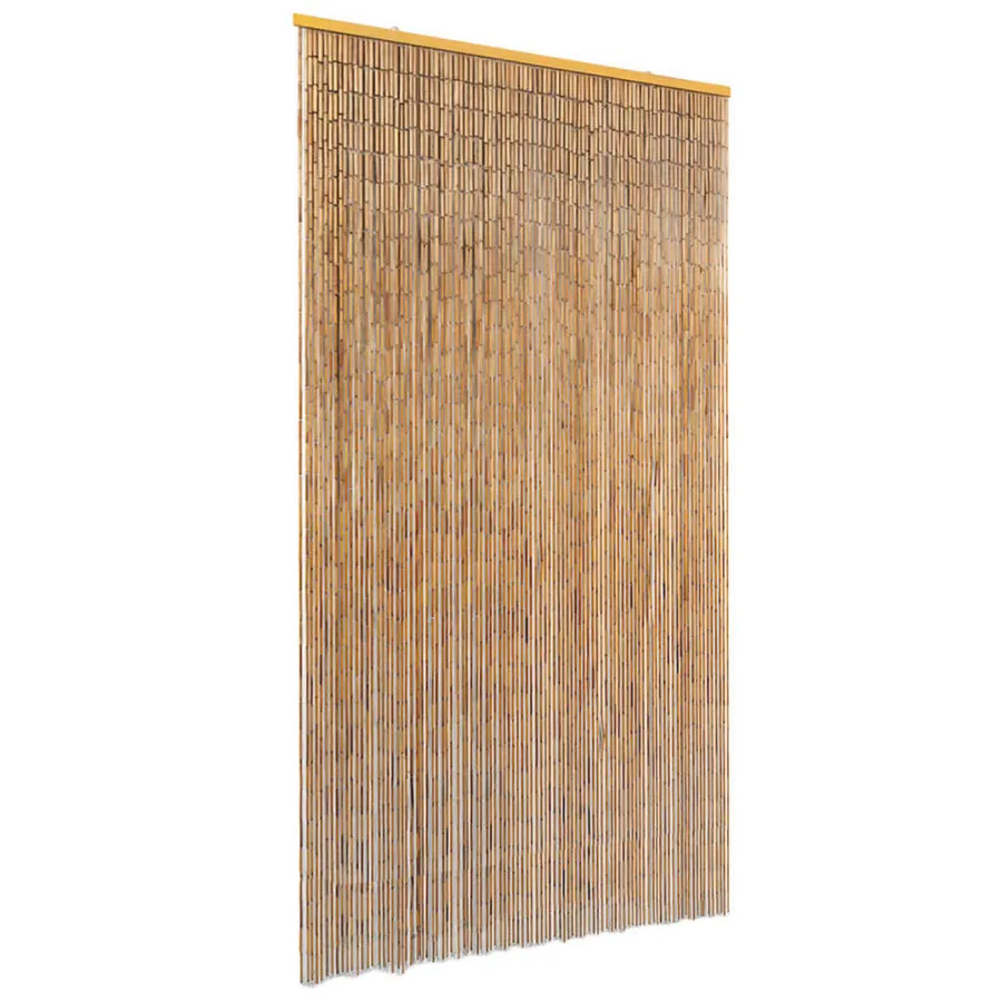Rideau de porte contre insectes Bambou 100 x 220 cm