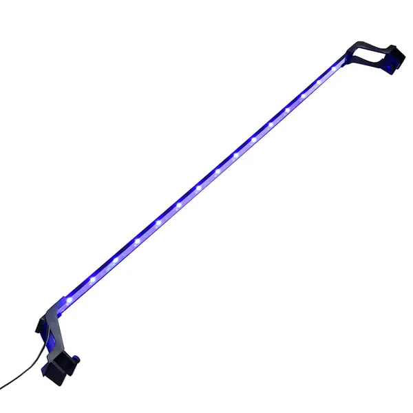 Lampe à LED d'aquarium avec pinces 115-130 cm Bleu et blanc