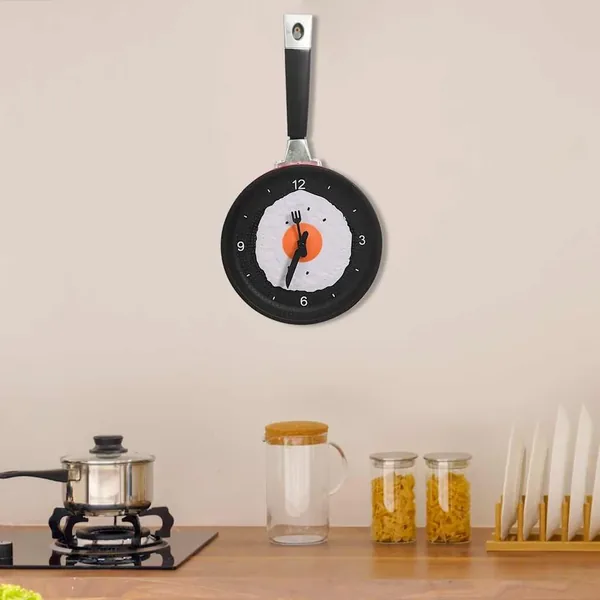 Horloge murale design poêle 18,8 cm