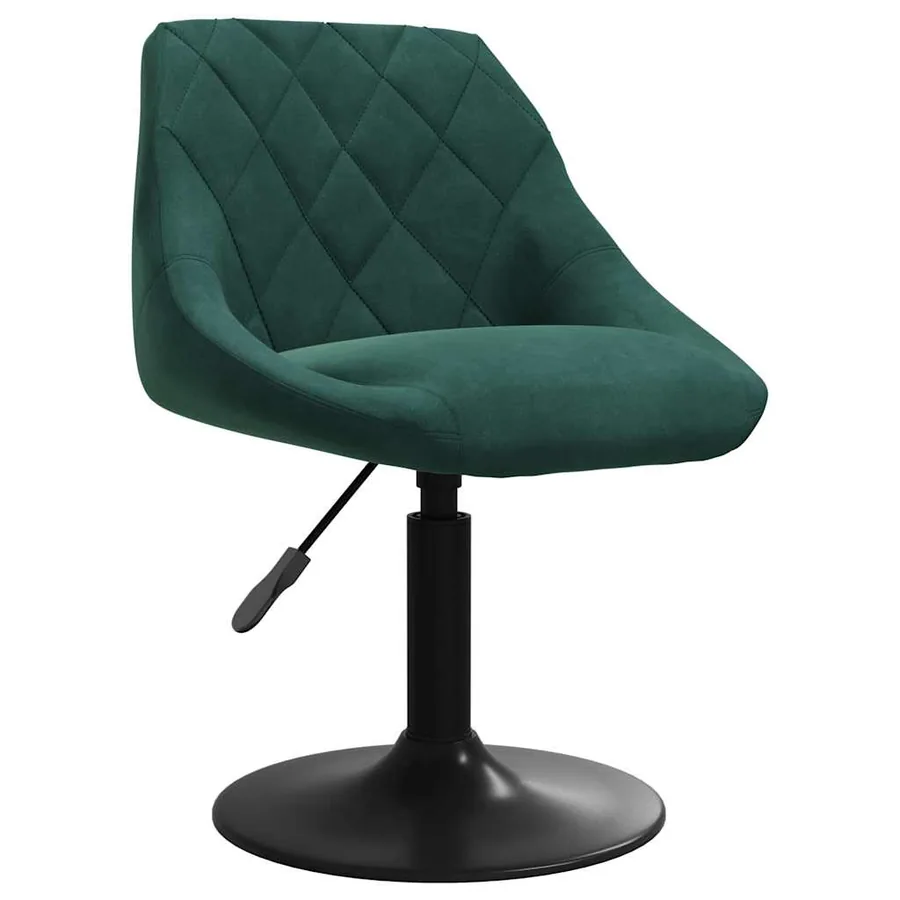 Tabouret de bar Vert foncé Velours - 2