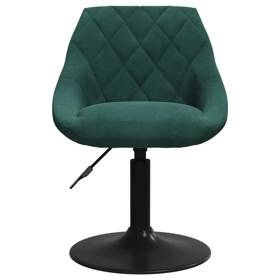 Tabouret de bar Vert foncé Velours - 3