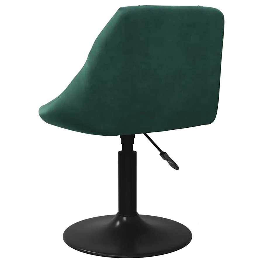 Tabouret de bar Vert foncé Velours - 5
