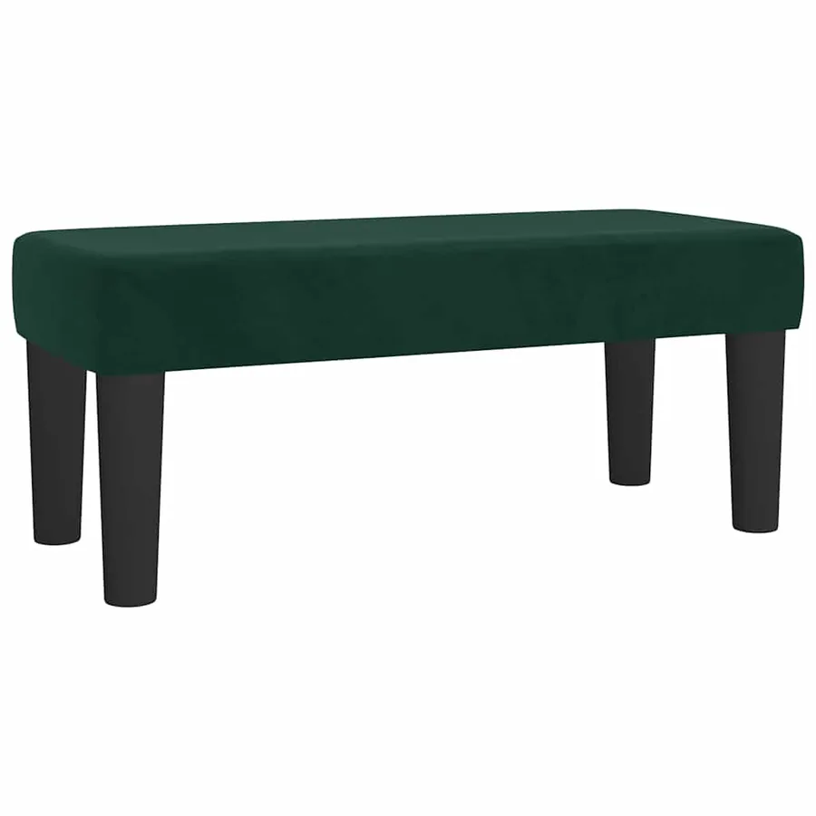 Sommier à lattes de lit avec matelas Vert foncé 90x190 cm - 7
