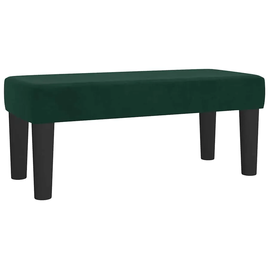 Sommier à lattes de lit avec matelas Vert foncé 100x200 cm - 7