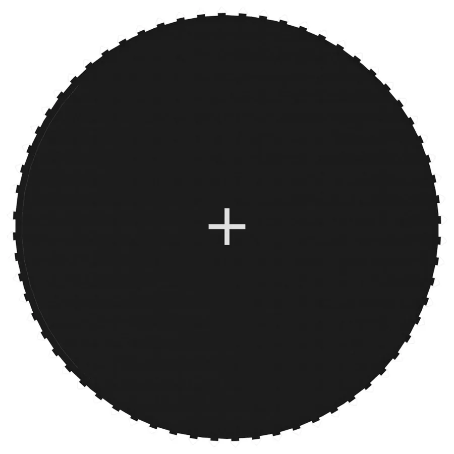 Tapis de saut Tissu Noir pour trampoline rond de 3,66 m