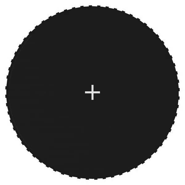 Tapis de saut Tissu Noir pour trampoline rond de 3,66 m