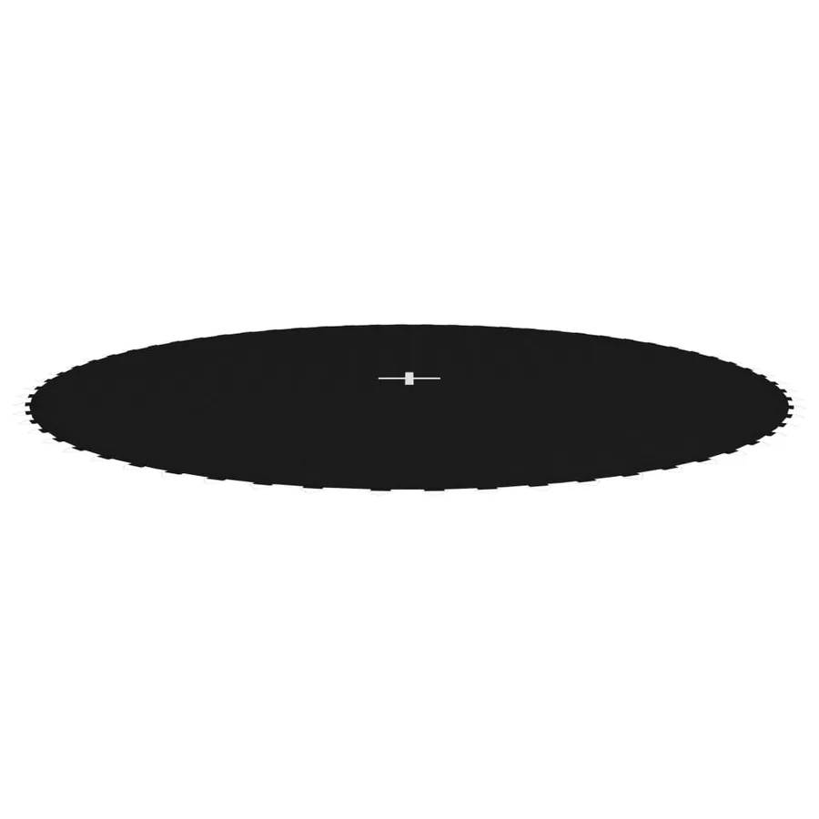 Tapis de saut Tissu Noir pour trampoline rond de 3,66 m - 2