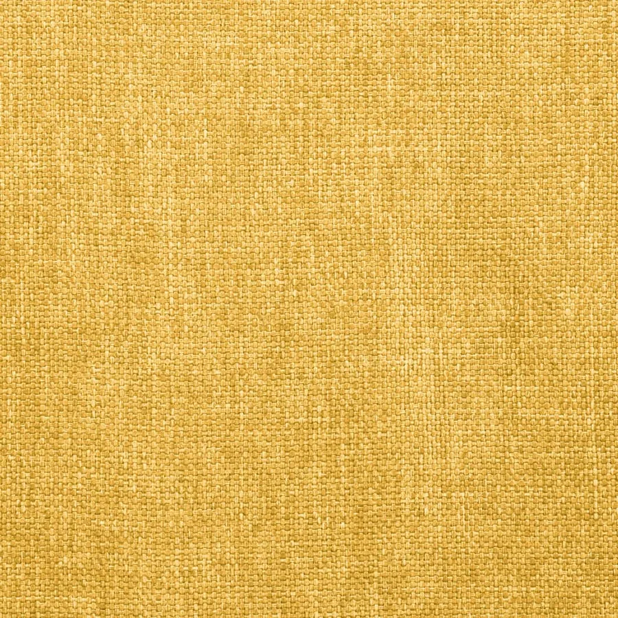 Chaises à manger lot de 6 jaune tissu - 6